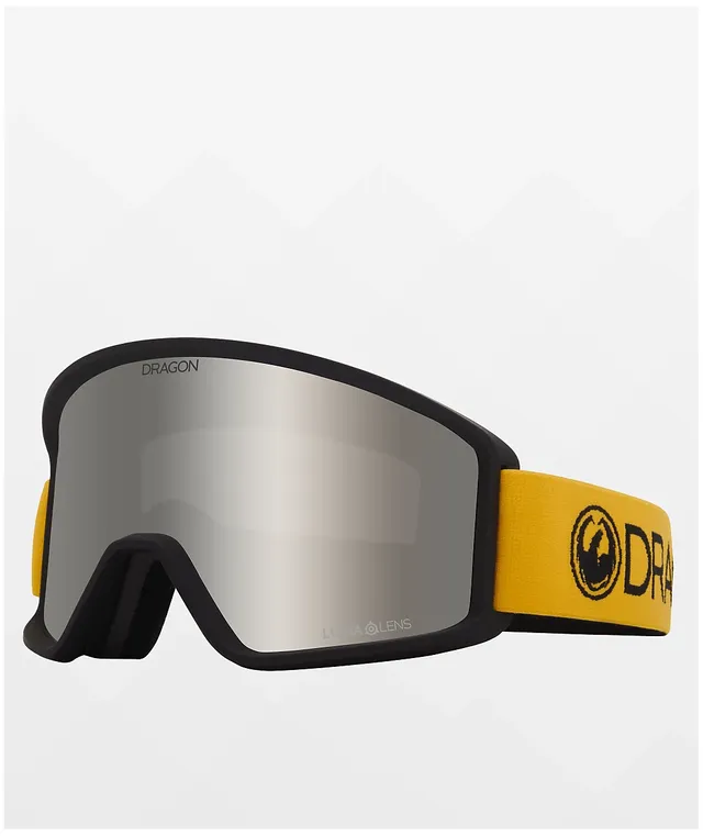 Dragon DXT OTG Dijon Lite Lumalens Silver Ion Snowboard Goggles