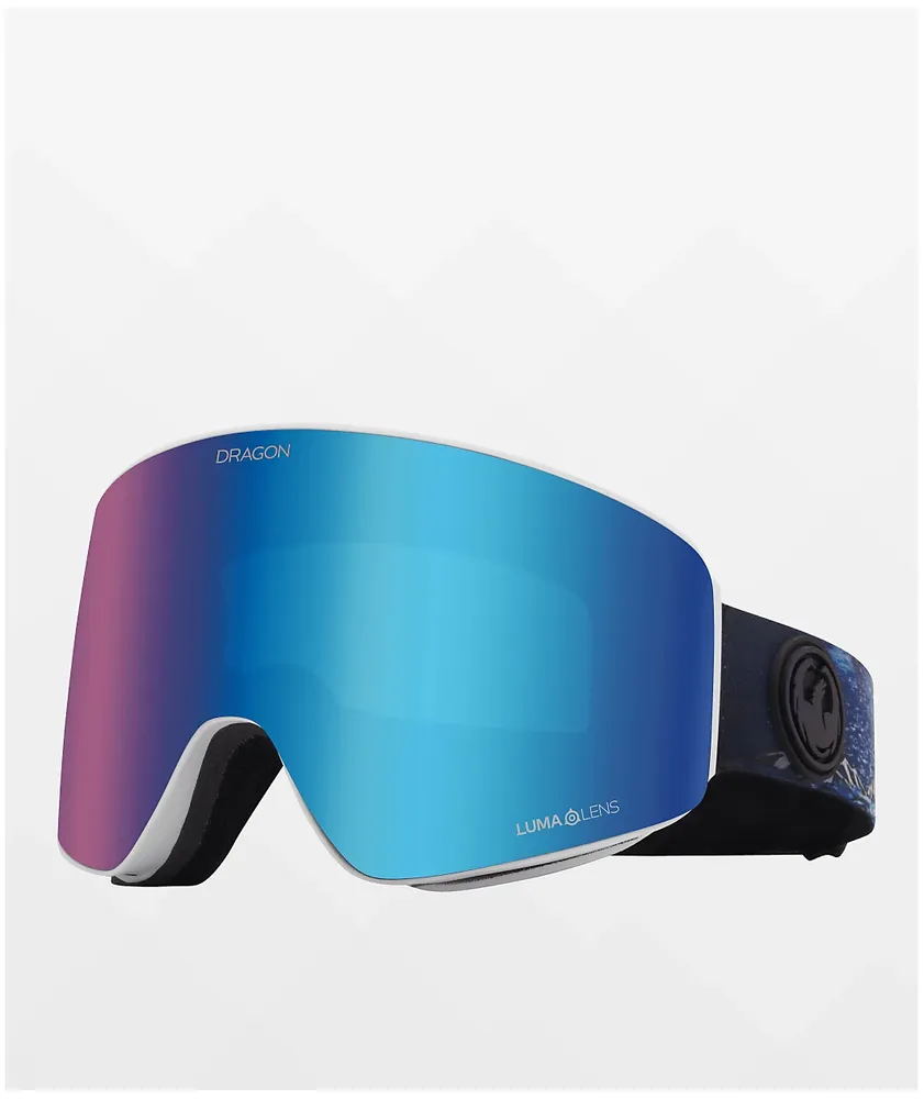 Dragon Iguchi PXV Blue Ion Snowboard Goggles | Hamilton Place