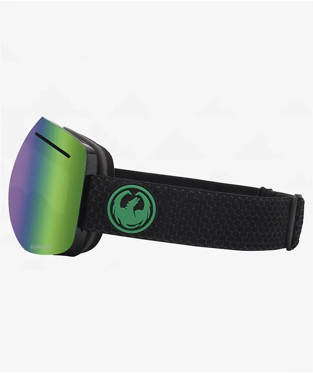 Dragon X1 Icon Lumalens Green Ion Snowboard Goggles | Pueblo Mall