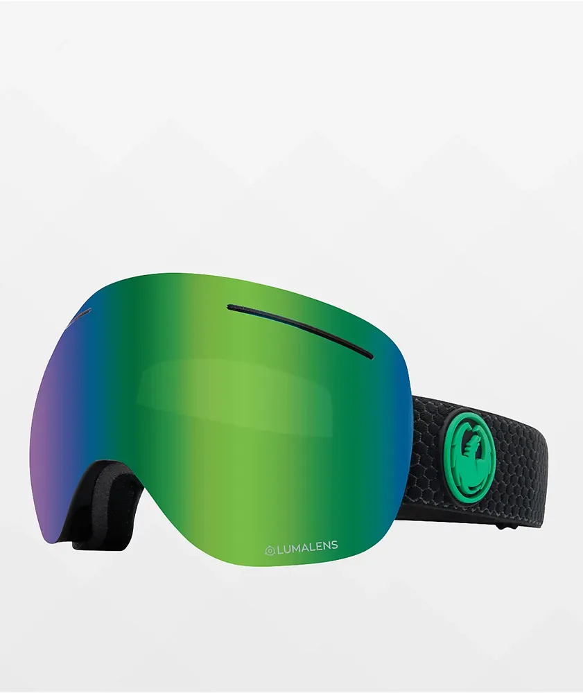 Dragon X1 Split Lumalens Green Ion Snowboard Goggles | Vancouver Mall