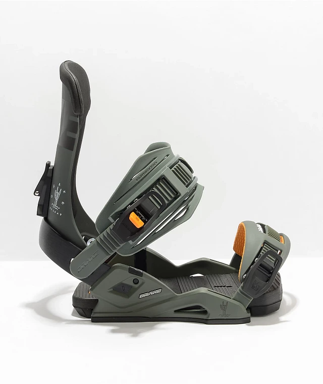 Drake Reload Green Snowboard Bindings 2022 at Hamilton Place