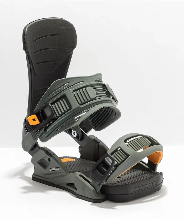 全国どこでも送料無料！ Drake x Man & Wolf Fifty Yellow Snowboard Bindings スノーボード