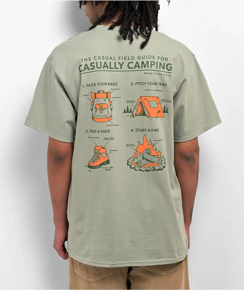 Dravus Camping Sage T Shirt Pueblo Mall