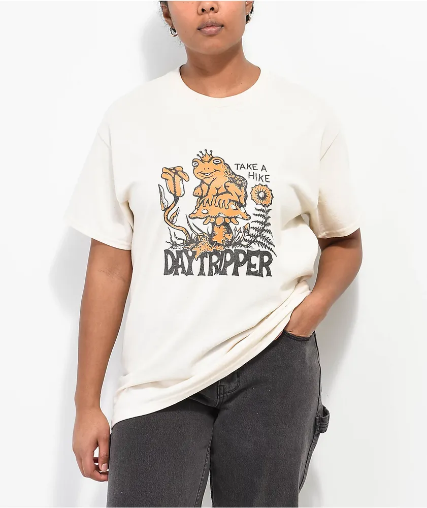 Dravus Day Tripper Cream T Shirt Shop Midtown