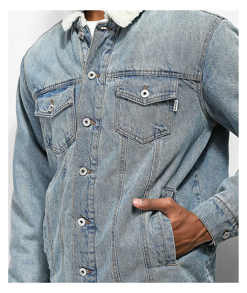 Dravus Locate Sherpa Lined Denim Jacket Mall of America