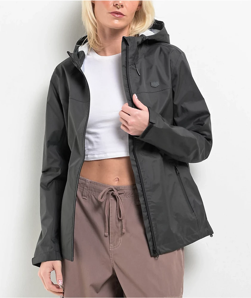 Dravus Oasis Essential Black Windbreaker Zip Jacket | MainPlace Mall