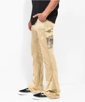Khaki flared pants 2025