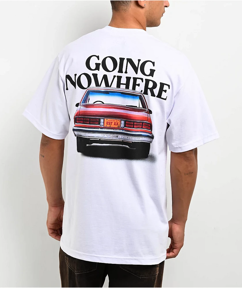 EST 19XX Nowhere Fast White T-Shirt | MainPlace Mall