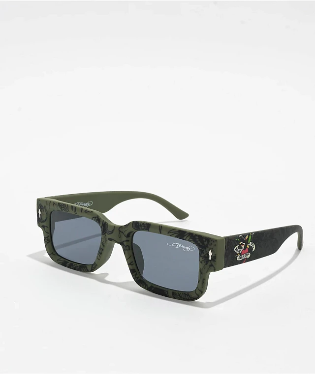 Ed Hardy CROSS & ROSE THORN CUSTOMリング Ed Hardy CROSS & ROSE THORN CUSTOM-CAST EM OSSED BAND R