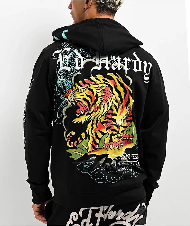 VAULTROOM key dog tiger hoodie black L