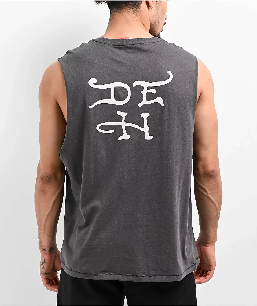 Ed Hardy DG Skull Charcoal Tank Top | Mission Valley