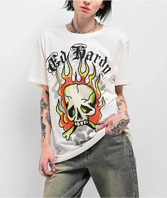 Disorder Chaos Skull White T-Shirt | MainPlace Mall