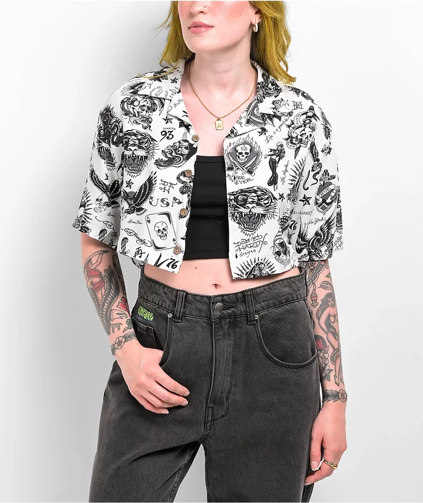 Ed hardy button down shirt new arrivals