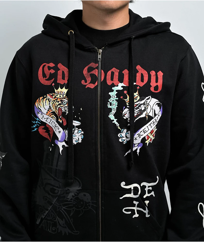 Ed Hardy Panther Black Zip Hoodie at CoolSprings Galleria in