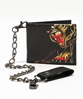バッグ・カバンその他 ANDERSSON BELL ONDA WALLET aaa462u(LEOPARD/BLACK) Ed Hardy Panther Chain Wallet at CoolSprings Galleria in