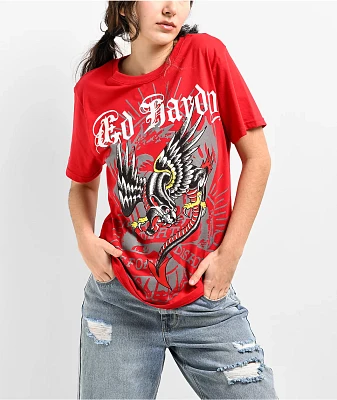 Ed Hardy Panther Snake Black T-Shirt | Liberty Center