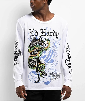 Ed Hardy Panther Snake Vintage Black T-Shirt | Liberty Center
