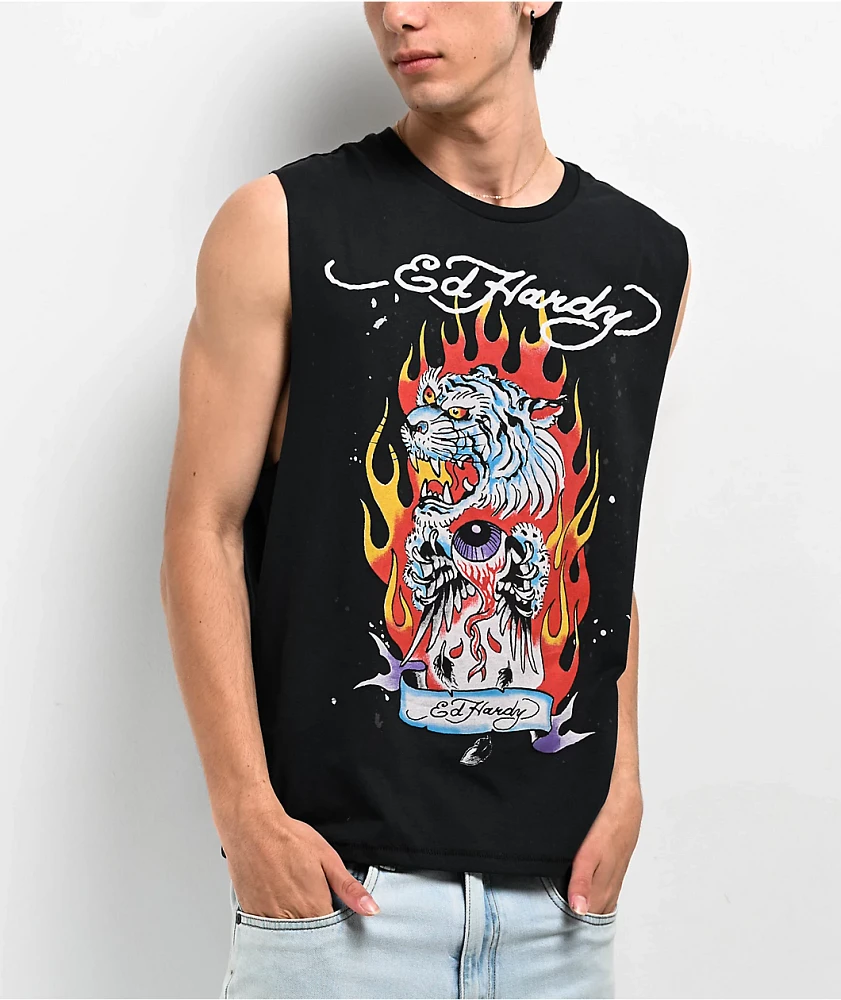 ［Sculptor X Ed Hardy] Tank Top タンクト MUSINSA | SCULPTOR [Sculptor x Ed Hardy] Rib Tank Top Cream