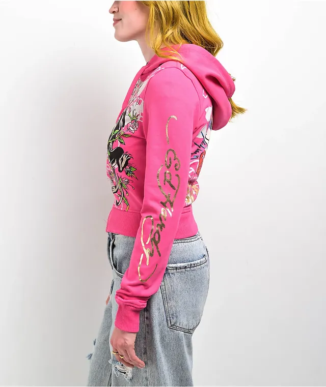 Hollister pink tiger hoodie outlet