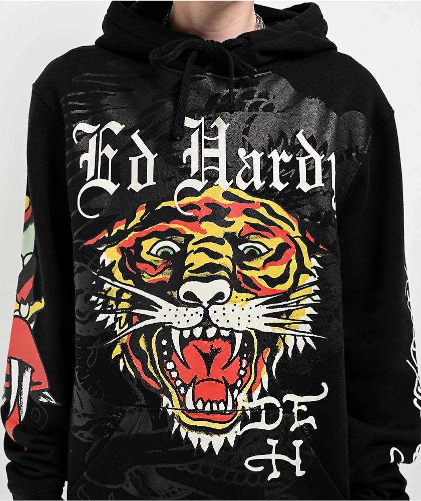 Ed hardy tiger hoodie deals