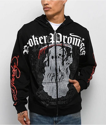 8egreedy butterfly zip parker black×gray Empyre Butterfly Rhinestone Black Zip Hoodie | Liberty Center