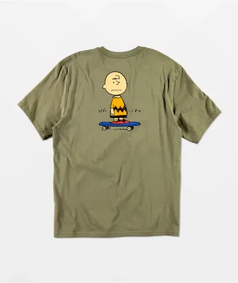 Element x Peanuts Adventure Green T-Shirt | Arden Fair