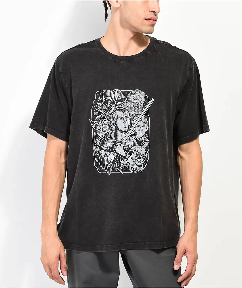 Element x Star Wars Black Wash T Shirt Hamilton Place