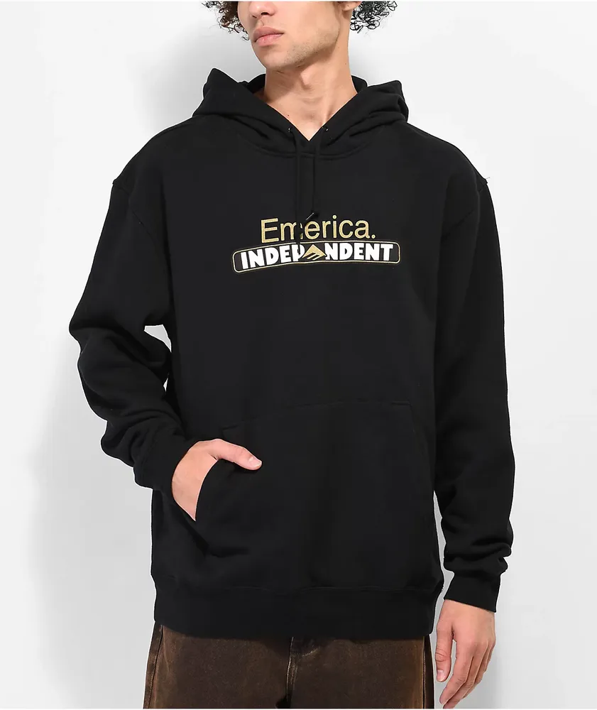 Emerica x Independent Bar Black Hoodie CoolSprings Galleria