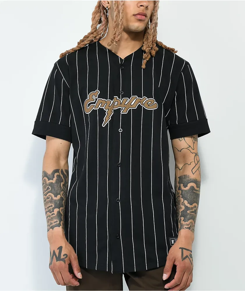 Empyre All Time Black Stripe Baseball Jersey Hamilton Place