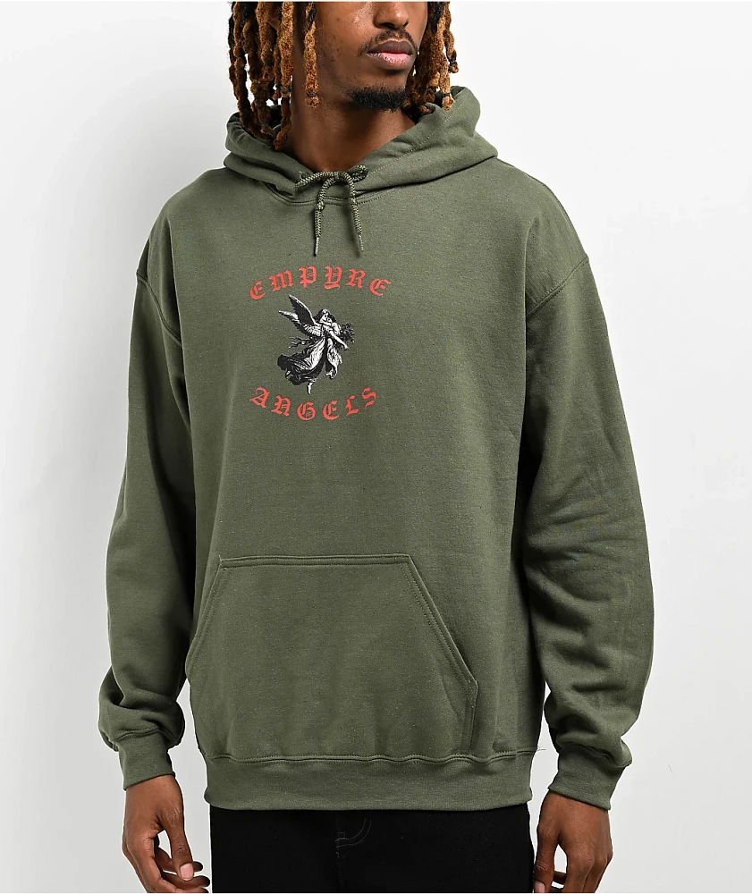 Green army hoodie hot sale