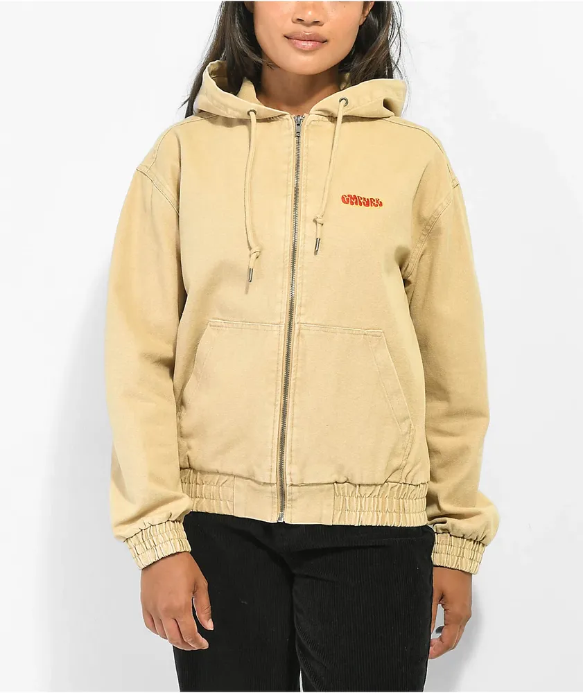 Womens canvas jacket online with hood
