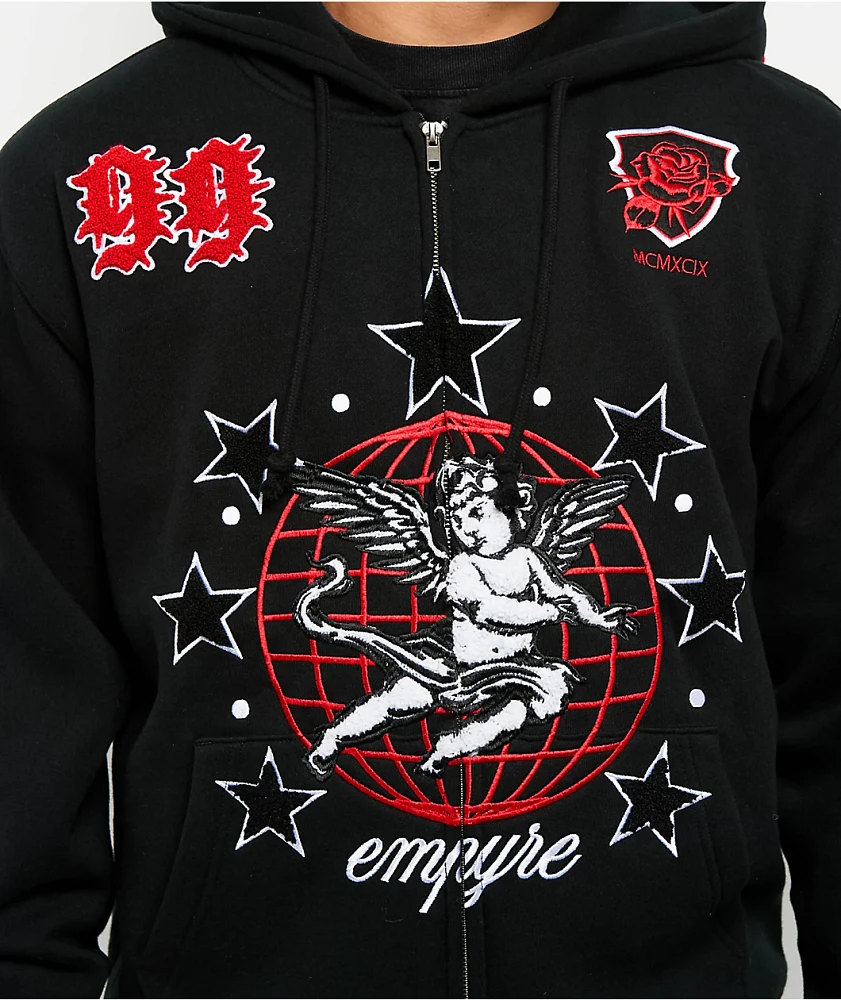Empire ＆Liberty Empyre Big World Black Zip Hoodie | Liberty Center
