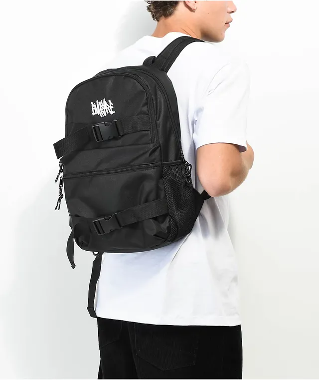 Vans x thrasher authentic iii black backpack top