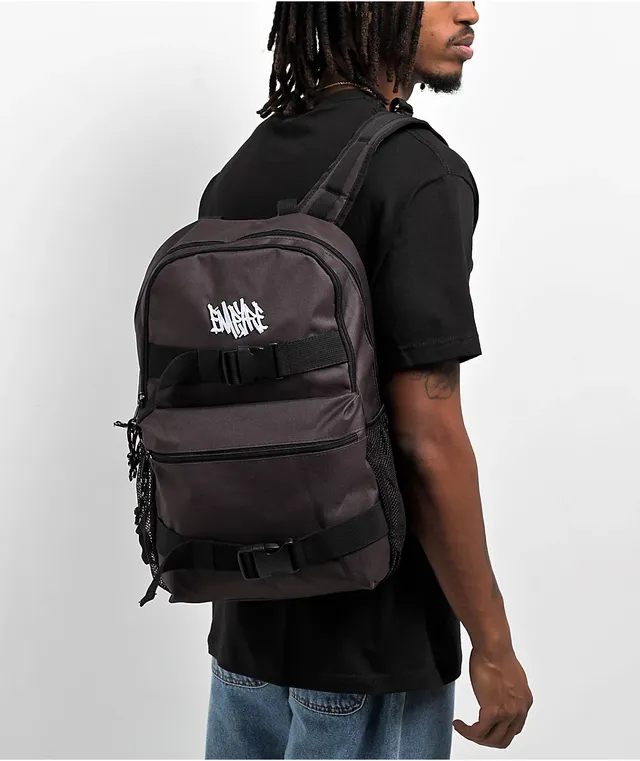 Vans x thrasher authentic iii black backpack top