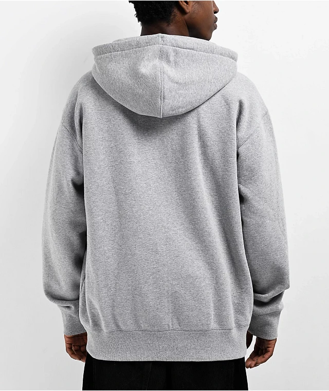 Zine Zippin Grey Zip Hoodie | MainPlace Mall