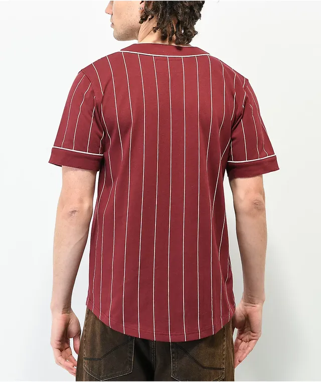 Maroon on sale baseball jersey
