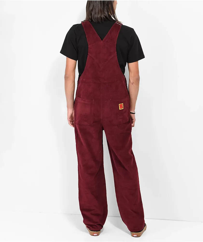 Maroon sale corduroy overalls