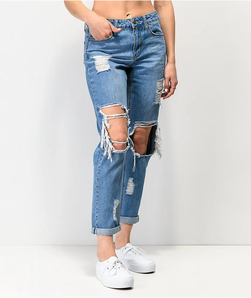 Peacocks shop ripped jeans