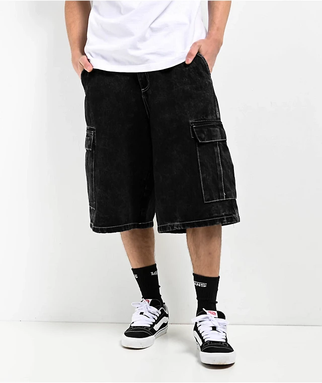 パンツ Denim SHORTS UFO M NYS CARGO Black