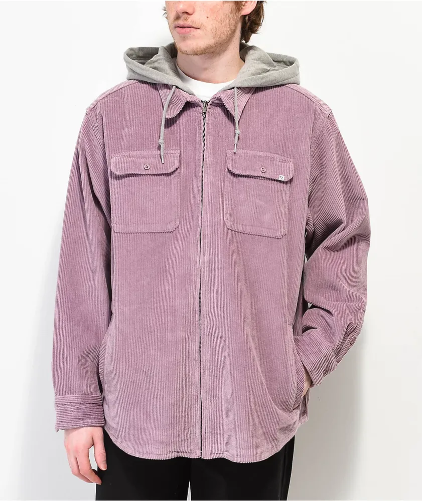 Empyre Fluke Sea Fog Corduroy Hooded Jacket Willowbrook Shopping