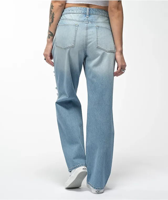 Empyre Frankie Light Wash Dad Jeans
