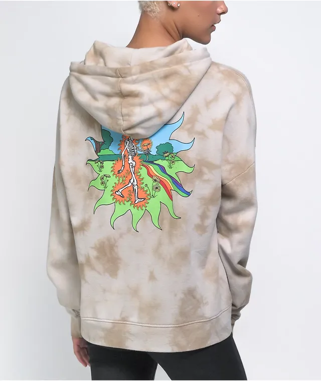 Empyre fredia rose top sleeve black hoodie