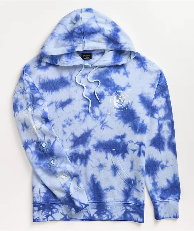 Empyre Fredia Skull Blue Tie Dye Hoodie Montebello Town Center