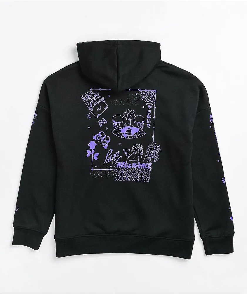 Empyre fredia rose sleeve black hot sale hoodie