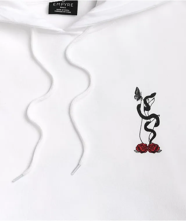 Empyre fredia rose white hoodie on sale