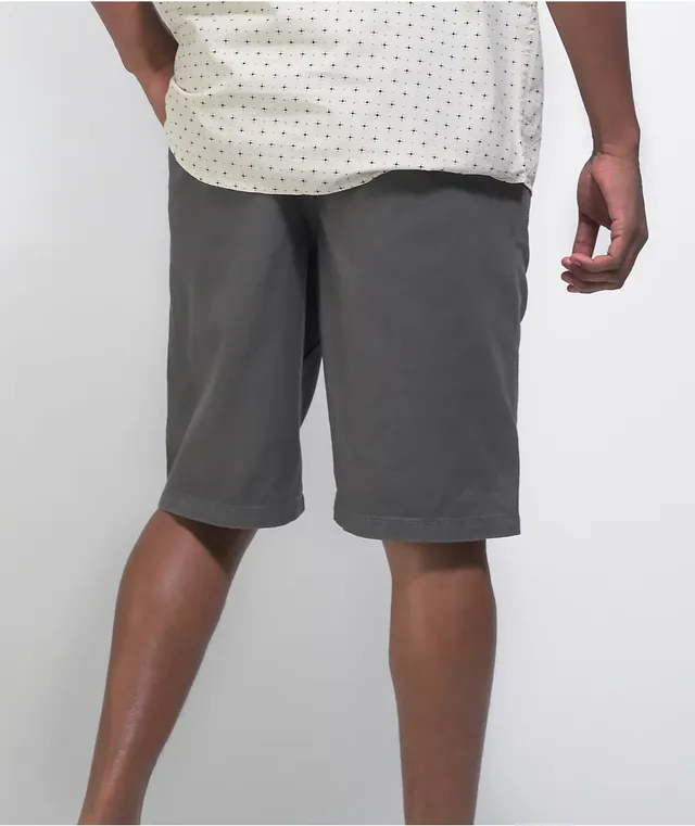 Charcoal top chino shorts