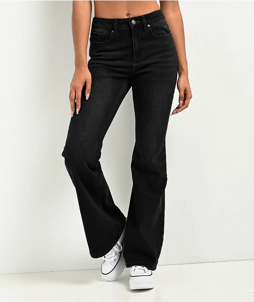 超美品 バチイケ 幻の AMIRI Black Flare Jeans 30 AMIRI Black