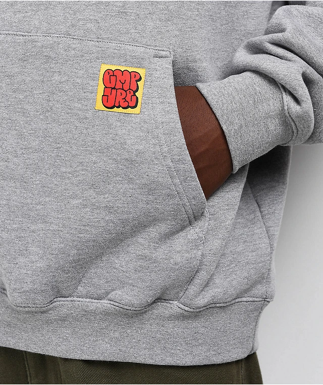 Empyre Graffiti Patch Logo Grey Hoodie at CoolSprings Galleria in