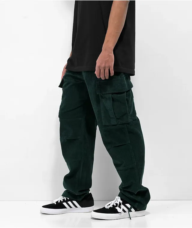 Empyre Darian Hunter Green Cargo Corduroy Skate Pants | Hamilton Place