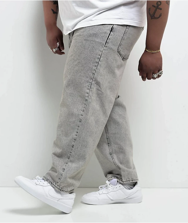 Empyre Grey Wash Ultra Loose Skate Jeans | Mission Valley